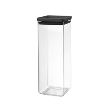 Förvaringsburk fyrkantig Brabantia Tasty+ Mörkgrå