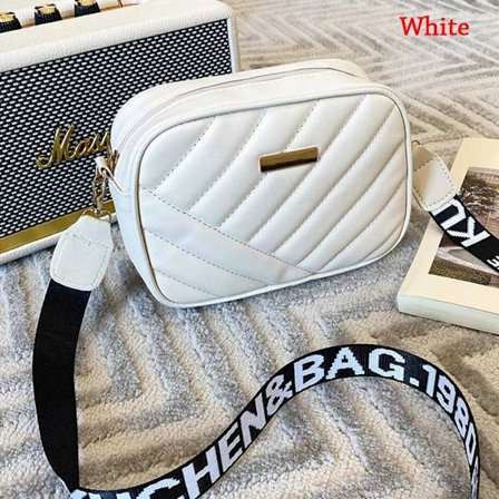 Muoti PU Olkalaukku Käsilaukut Naisten Sling Laukku VALKOINEN