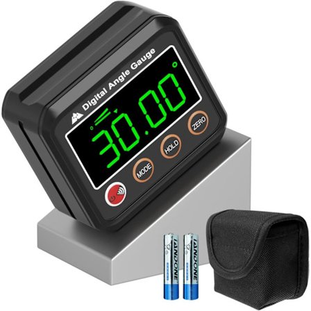 2025 Seneste Model Magnetisk Digital Vinkelmåler Gradtaler Inclinometer - Mini Digital Vaterpas Vinkelmåler - Hurtigt & Stabilt Måleværktøj