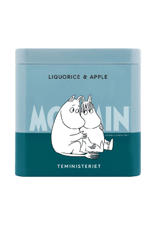 Teministeriet Moomin Liquorice & Apple Ekologisk Tin Kaffe, te dryck Blå 100gram