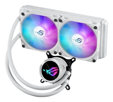 ASUS ROG STRIX LC III 240 ARGB - White Edition - væskekjølesystem for prosessor