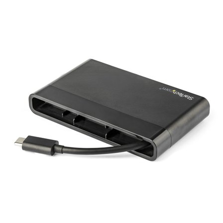 StarTech USB C Multiport Adapter with HDMI, VGA, Gigabit Ethernet & USB 3.0, USB C to 4K HDMI or 1080p VGA Display Mini Dock Hub, USB Type-C Travel