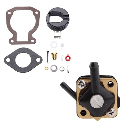 1 kpl Polttoainepumppu yhteensopiva Johnson Evinrude 6-15hv moottorin kanssa & 1 sarja kaasuttimen korjaussarja kellukkeen kanssa 4-15 Ps