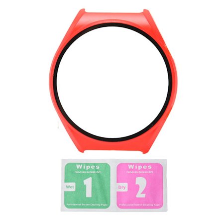 2-i-1 Ultratunn Högupplöst Xiaomi S1 Röd Smartwatch Skärmskydd