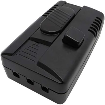 103x60x32mm 2 stk. LED Foddimmer, med 2 udgange: dimmer og switch, trinløst dæmpbar, til justerbare LED-lamper, med