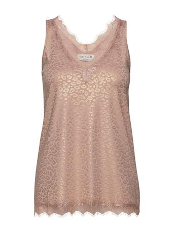Top T-shirts & Tops Sleeveless Vaaleanpunainen Rosemunde
