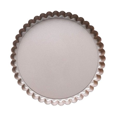 Tærteform med aftagelig bund 8 tommer Quicheform Riflet tærteform