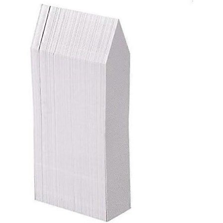 200 plastikplantemærker, 5 x 1 cm Hvide plastikhavemærker