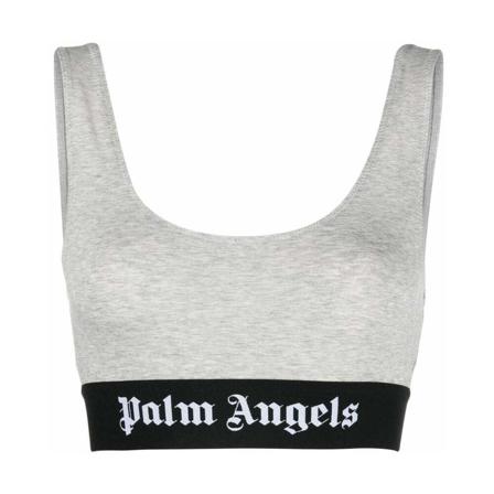 Palm Angels Sport Bras , Grijs , Dames , Maat: M Sport BH's & ondergoed