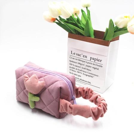 Liten Taro lila manchester kosmetikaväska för flickor - Bärbar och härlig förvaringsväska för toalettartiklar (stor kapacitet) null none