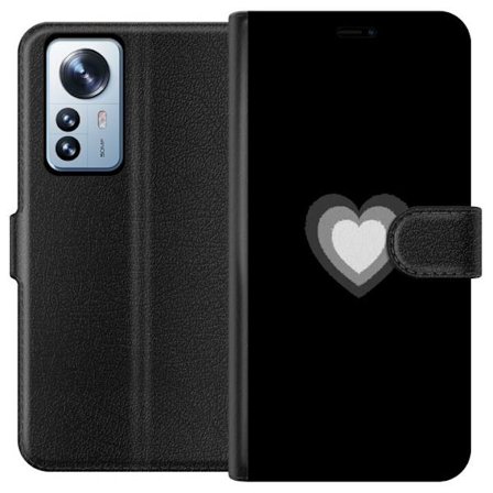Yhteensopiva Lompakkokotelo Xiaomi Xiaomi 12 Pro Soft Glow Heart