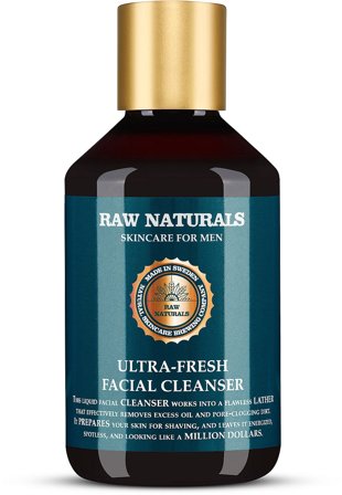 Raw Naturals Ultra Fresh Facial Cleanser 250 ml, Mænd, Ansigtspleje, Renseprodukter