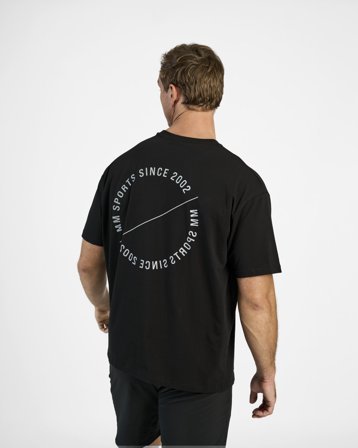 MM Sports Oversized T-shirt Emblem, Black - M, Träningskläder & Skor, Träningskläder Herr, T-shirts