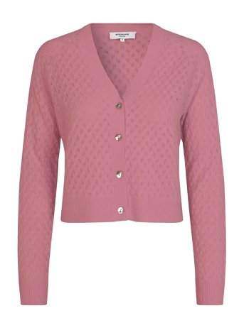 Rosemunde Rwlaica Cashmere Pointelle Cardigan - Pink - S
