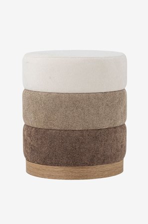 Bloomingville - Bilbao Puf - Brun - Fodskamler & puffer - Fra Homeroom