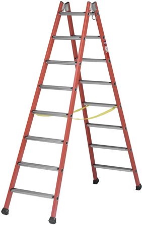 Skeppshultstegen 309-14 Trappstege glasfiber 14 steg, 3300 mm, Stegar & ställningar