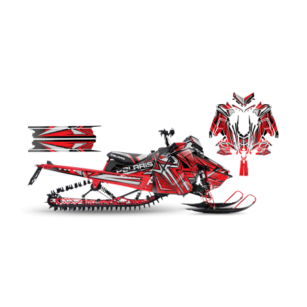 Tarrasarja SweTown Star Race Punainen - Polaris Axys 800 Switchback XCR 2018-2020