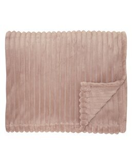 Fleecepläd Baloo 130x170 cm Ljusrosa - Redlunds