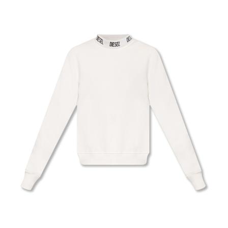 Diesel, F-Reggy-Jac sweatshirt Wit, Dames, Maat:XL,grafisch patroon