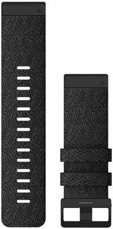 Garmin QuickFit 26 mm Armband Heathered Black Nylon