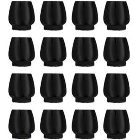 Stolsbensöverdrag med filt - set om 16 st.