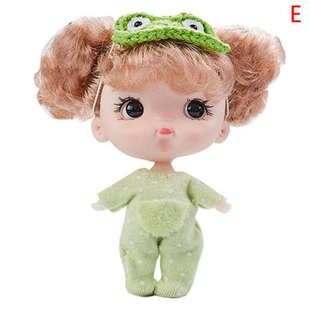Mini Doll E Surprise Face Girl Ob11 Docka Med Kläder Dockor Leksak