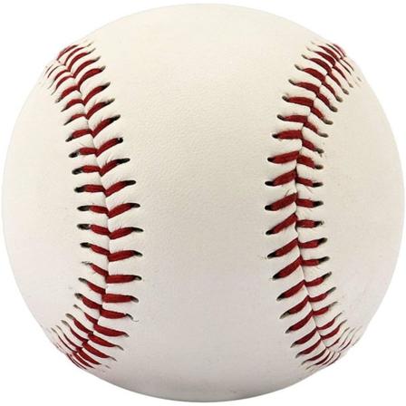 1 kpl standardikokoinen PU-nahkainen baseball-ompelu T-pallo, sopii peliharjoitteluun ja kilpailuun