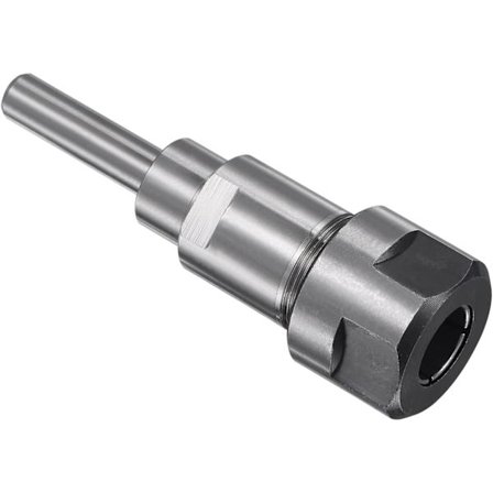 8 mm til 12 mm Overfræserpatron Forlænger Skaft Konverter x 1 Stykke Kulstofstål Adapter til Fræser Skaftforlængelser