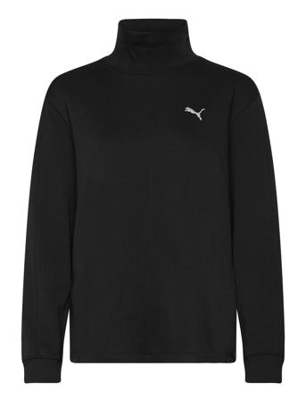 Her High Neck Crew Tr Sport Sport Clothing Sport Sweat-shirts & Hoodies Sport Sweat-shirts Black PUMA