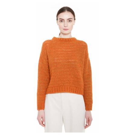 Eleventy, Sweater Oranje, Dames, Maat:S