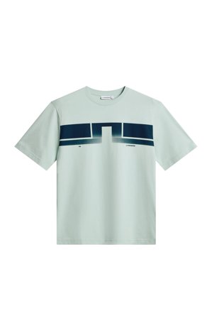 J.Lindeberg - Parcie Logo Tee - Blue - Mann - M