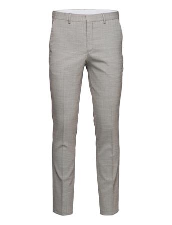 Slhslim-Mylostate Lt Brown Trs B Grey Selected Homme