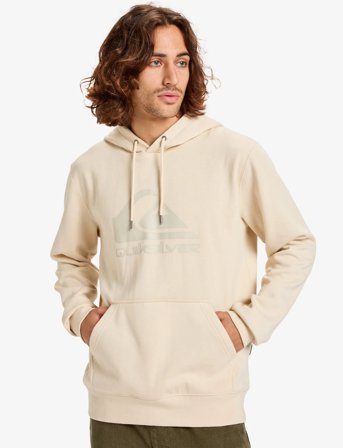 Quiksilver Comp Logo Hoodie - Cream - XXL