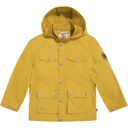 Fjällräven Kids Greenland Jacka 140 - unisex - Mustard Yellow - Jackas