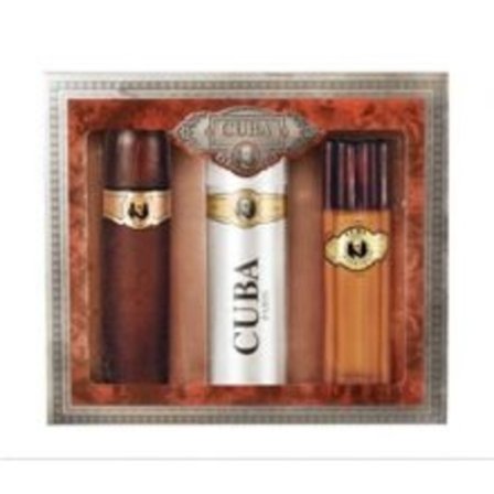 Cuba - Cuba Gold Gift Set EDT 100 ml After Shave Cuba Gold 100 ml and deospray Cuba Gold 200 ml 100ml