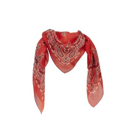Saint Laurent Vintage, Pre-owned Silk scarves Rood, Dames, Maat:ONE Size