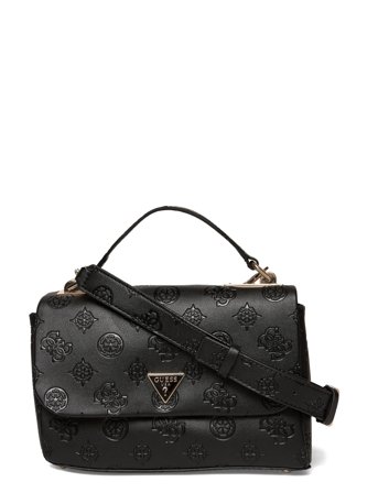 Tisha Top Handle Flap Black GUESS