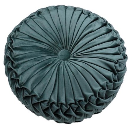 Rund prydnadskudde i premium sammetsmaterial, modedesign för soffa stol säng bil (FMY)