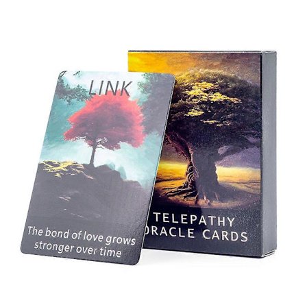 Laadukkaat 103*71 mm 56 kpl kortit Telepatia Oracle -kortit perhejuhliin Ennustaminen Ennustuskortit Pakka Lautapeli (LGL)