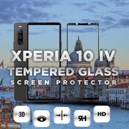 Sony Xperia 10 Iv - Härdat Glas 9h -super Kvalitet 3d