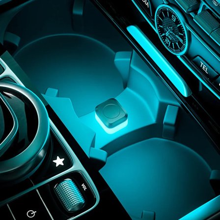 Universal USB Bil Interiør Ambient Atmosfære Lys LED Signal Lys Auto Læse Lampe