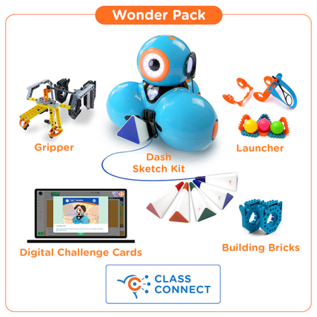 WONDER WORKSHOP MINT Wonder Pack des Dash - Roboter Dash mit Zubehör