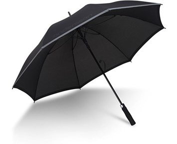 Andersson Umbrella Black - Stort paraply som skyddar mot vädrets makter
