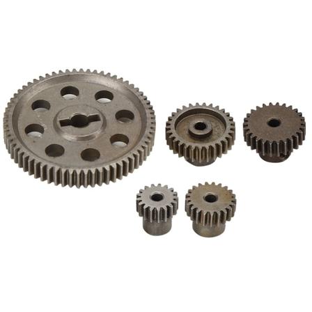 Differential Main Metal Spur Gear 64T 17T 21T 26T 29T Motor Gear RC Del för HSP BRONTOSAURUS 1/10 Truck 94111