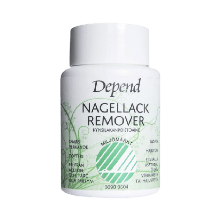 Depend Miljöanpassad Remover Dip-in Nagellacksremover Dam 75ML