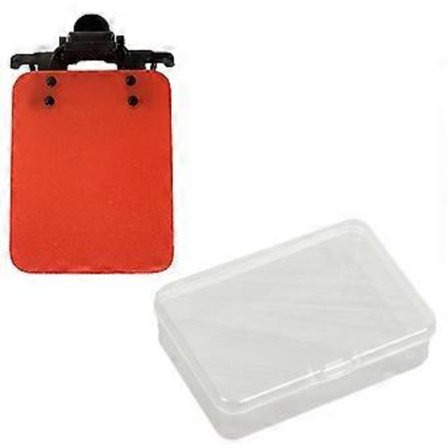 Skyte Øyelapper for Briller Blinders for Øyemaske Siktebeskyttelse Internasjonal Standard Skytebriller Lapper Rød