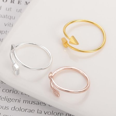 One Direction Arrow Rings For Women Bff Gift Aneis Feminino Minimalist Smycken Rose Bague Justerbar Knuckle Ring Herr