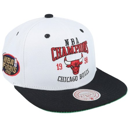 Mitchell & Ness - White snapback Gorra - Chicago Bulls Champ Series White/Black Snapback @ Hatstore