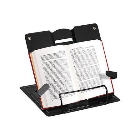 Justerbar metallbokstativ bærbar lesebøkerholder Sup