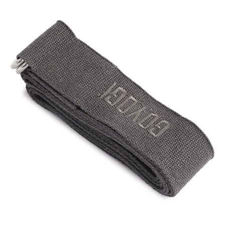 GOYOGI Organic Cotton Yoga Strap Dark Grey, Sport & Velvære, Yogaudstyr, Yogamåtter